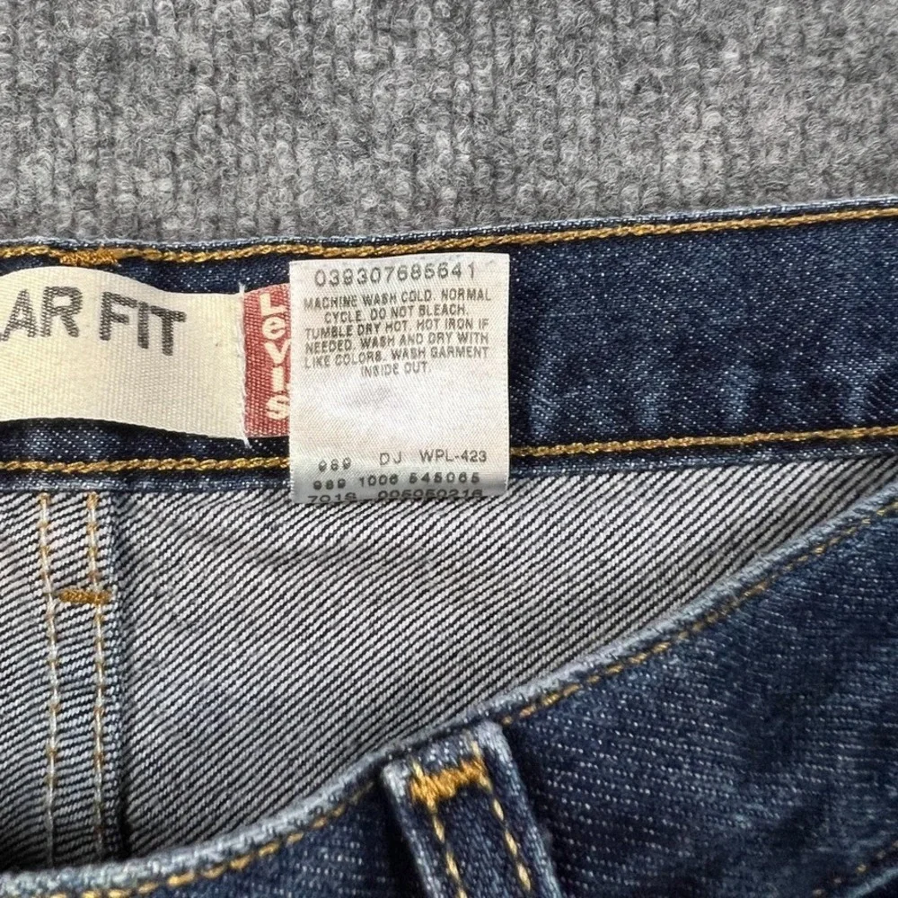Levi's Men's 505 W36 L32 Regular Fit Jeans Classic Workwear Denim‎ Y2K Dad